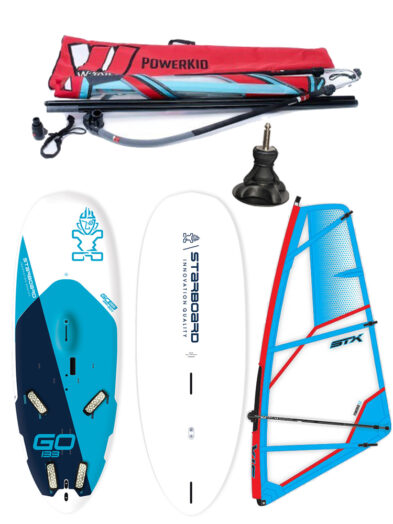 Starboard GO 133Ltr Kids Windsurfing package + STX KIDS RIG COMPLETE